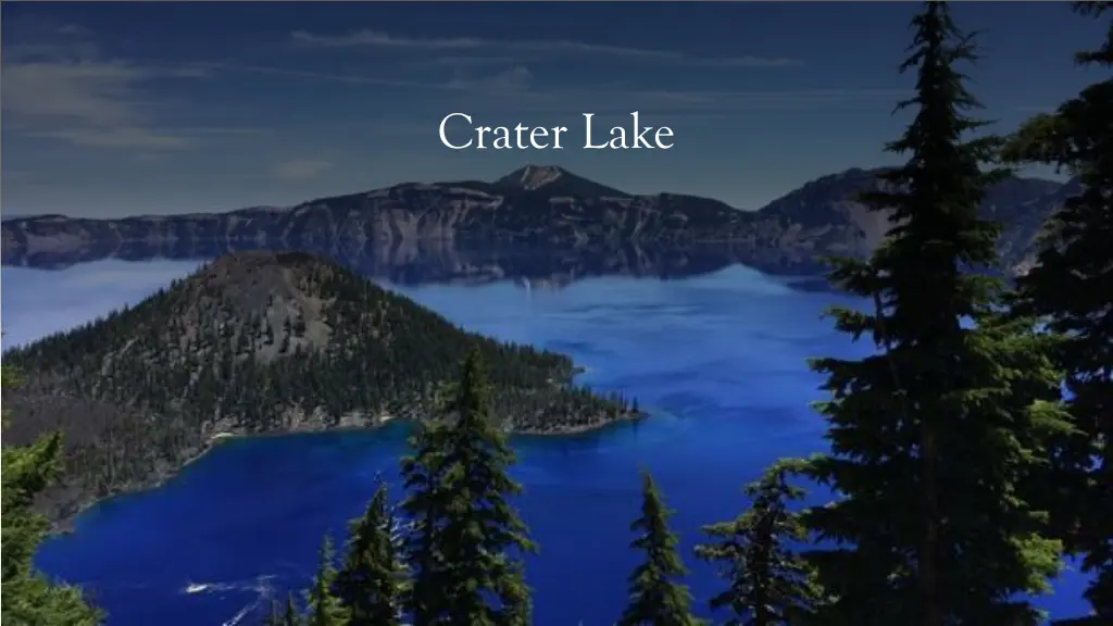 crater lake