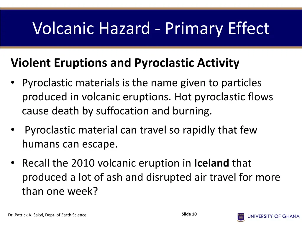 volcanic hazard primary effect 2