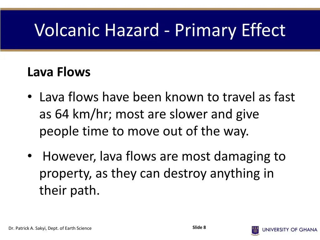 volcanic hazard primary effect