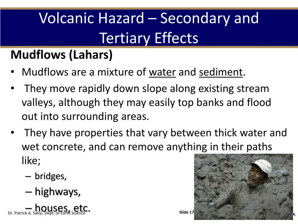 volcanic hazard secondary and tertiary effects 1