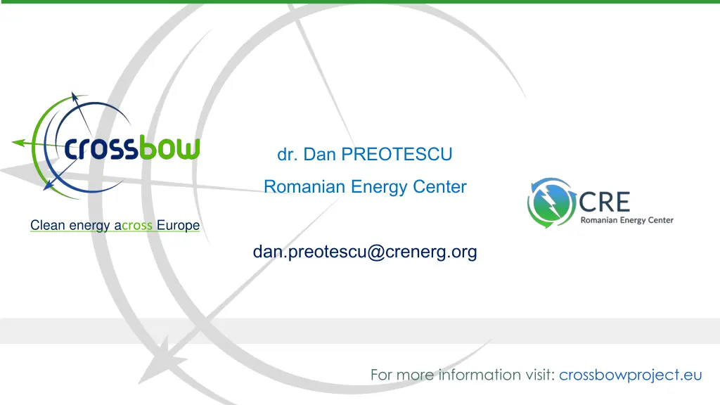 dr dan preotescu romanian energy center