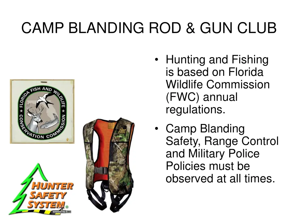 camp blanding rod gun club 7