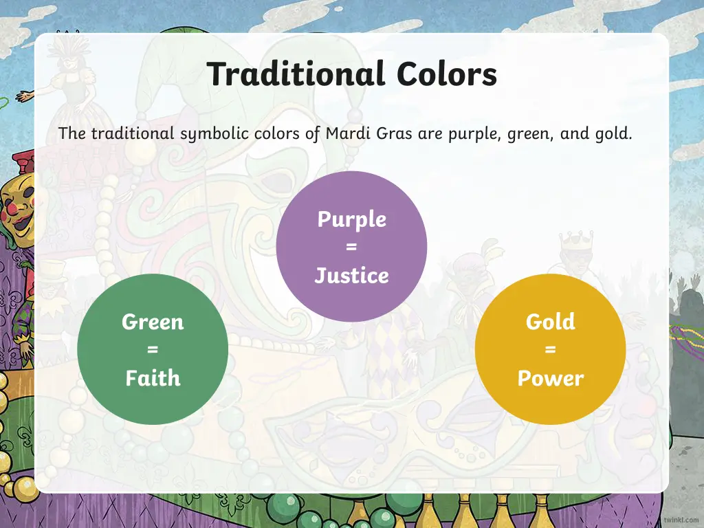 traditional colors