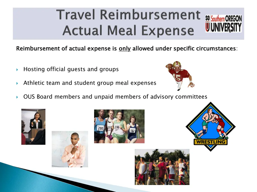 reimbursement of actual expense is