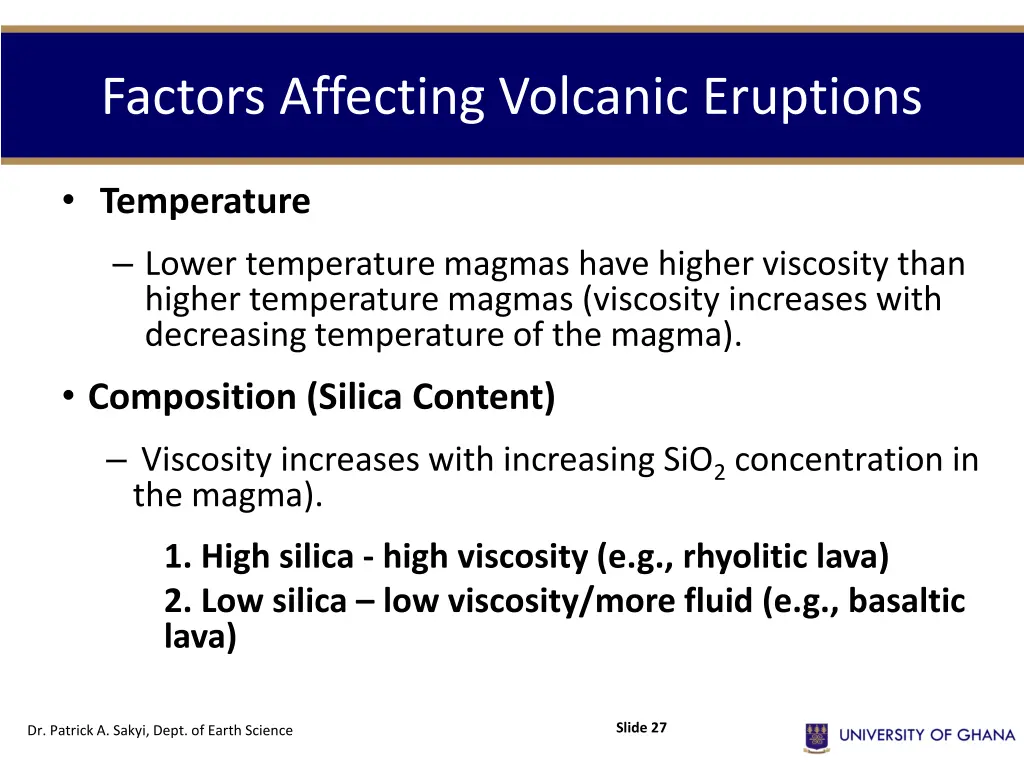 factors affecting volcanic eruptions 2