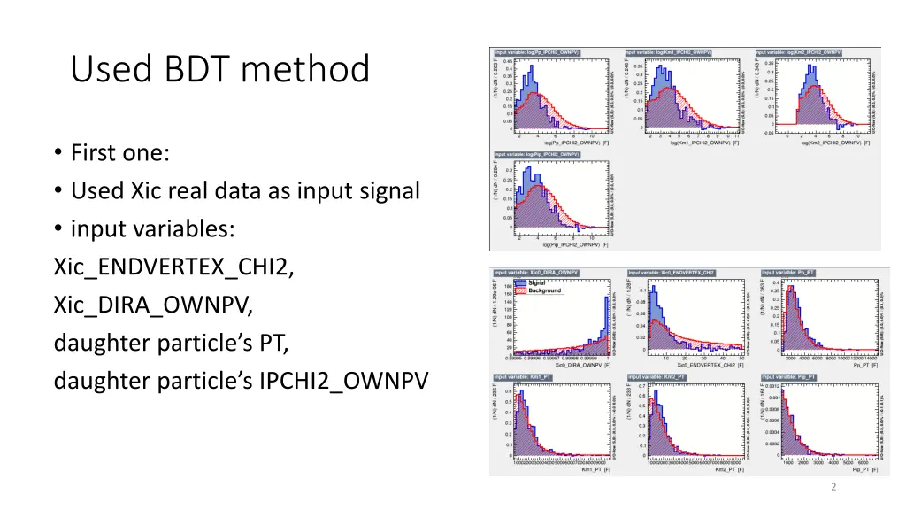 used bdt method