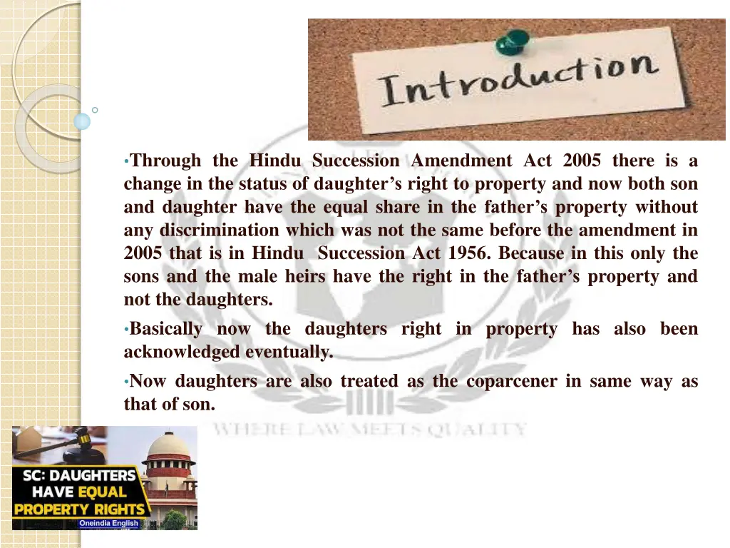 through the hindu succession amendment act 2005