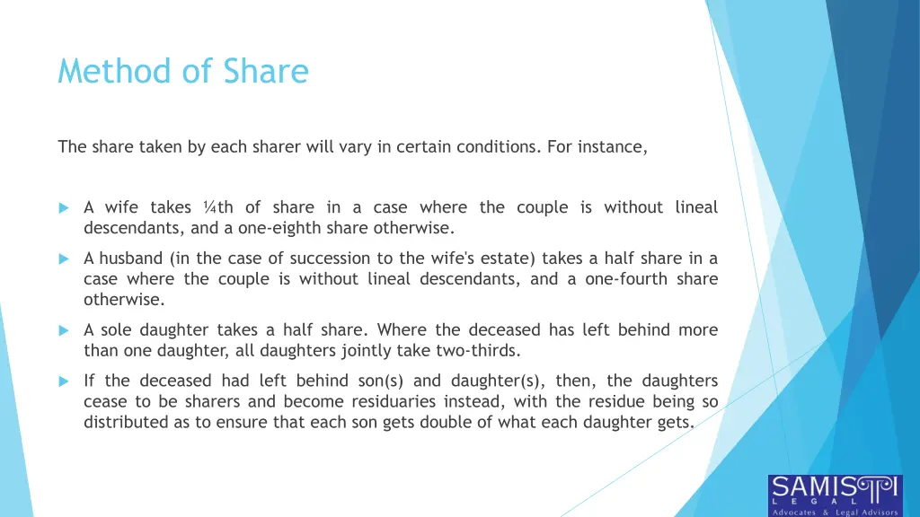 method of share