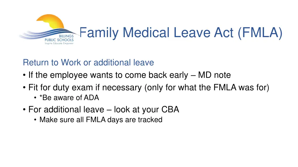 family medical leave act fmla 8