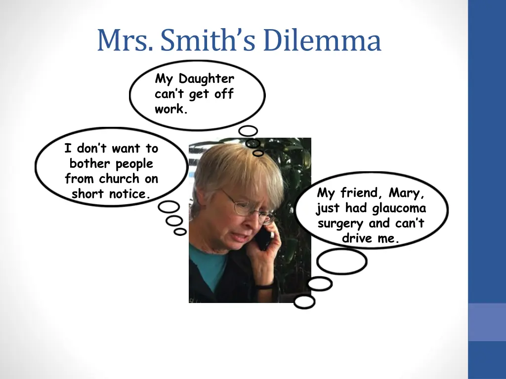 mrs smith s dilemma