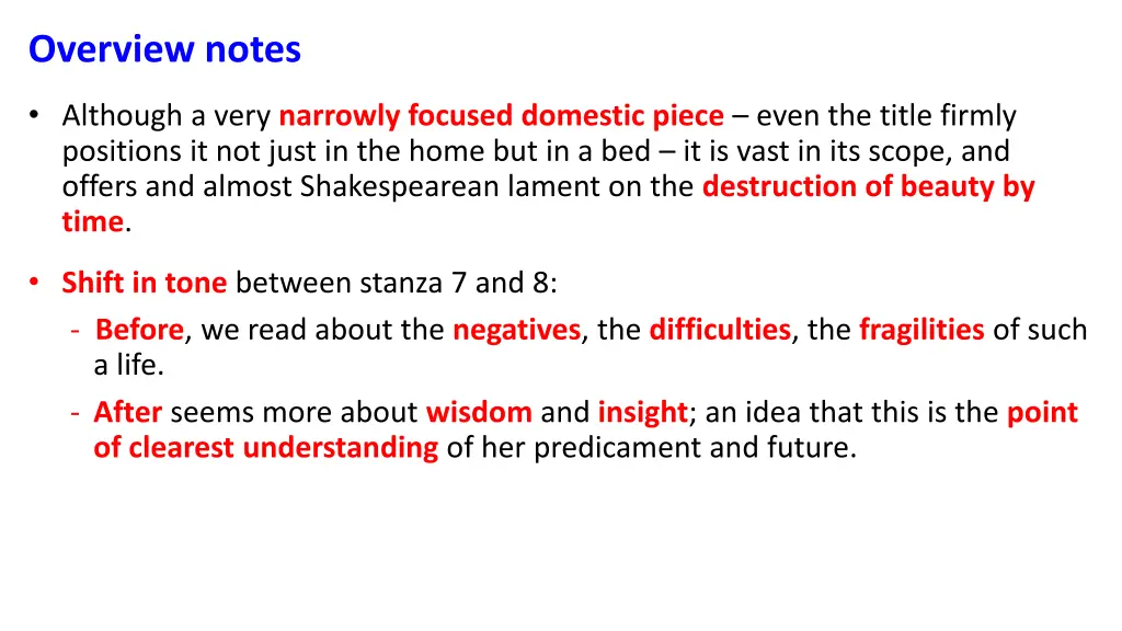 overview notes 1