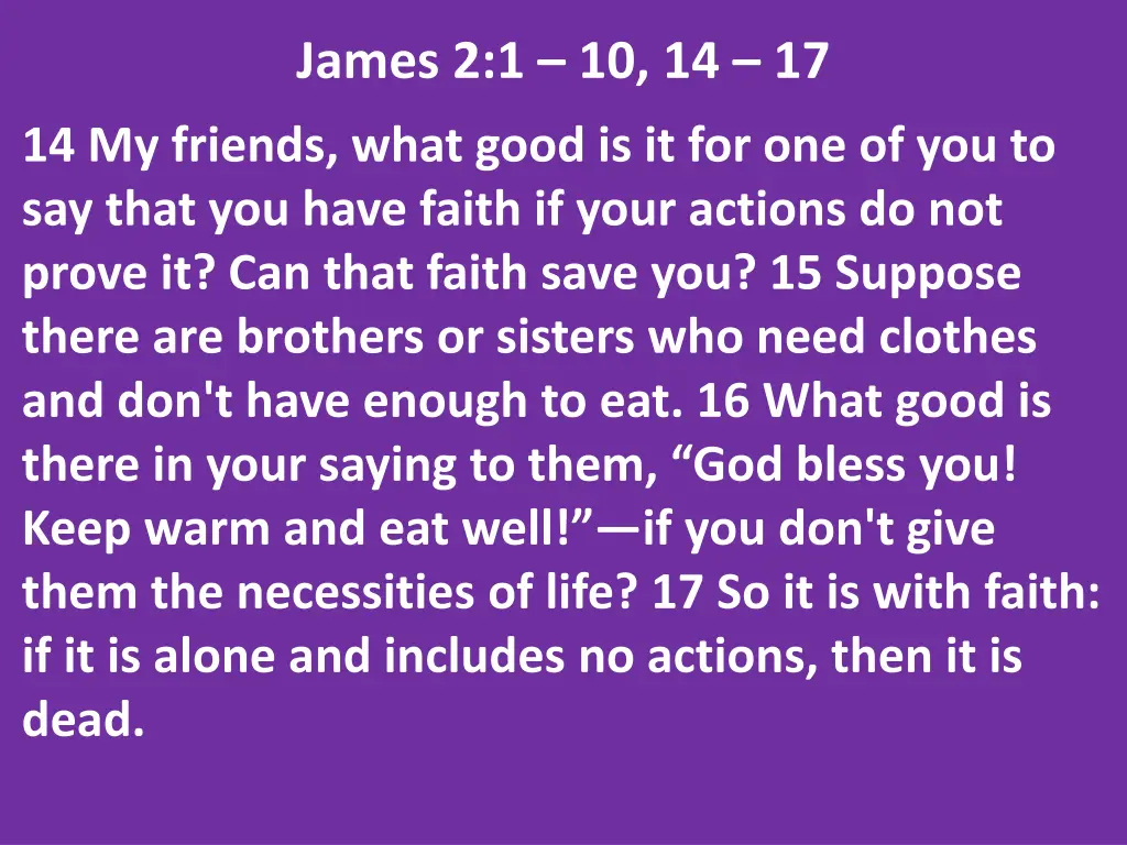 james 2 1 10 14 17 3