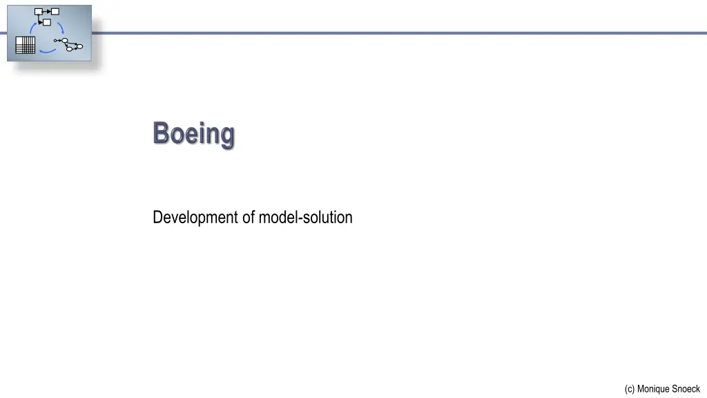 development of model solution