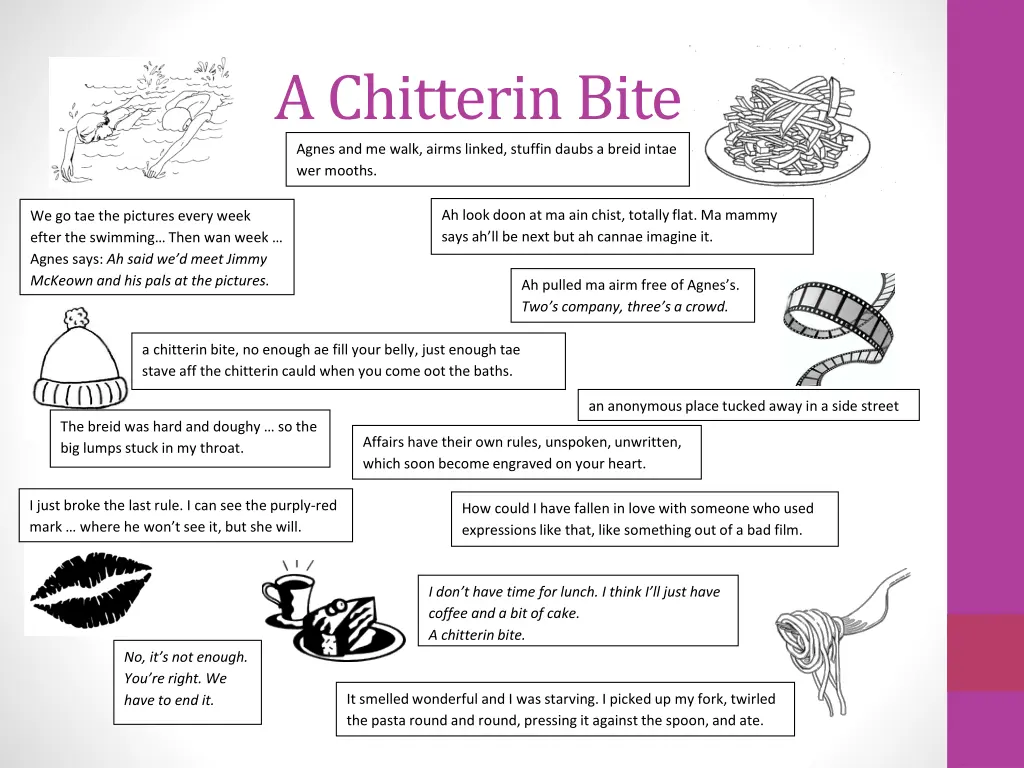 a chitterin bite