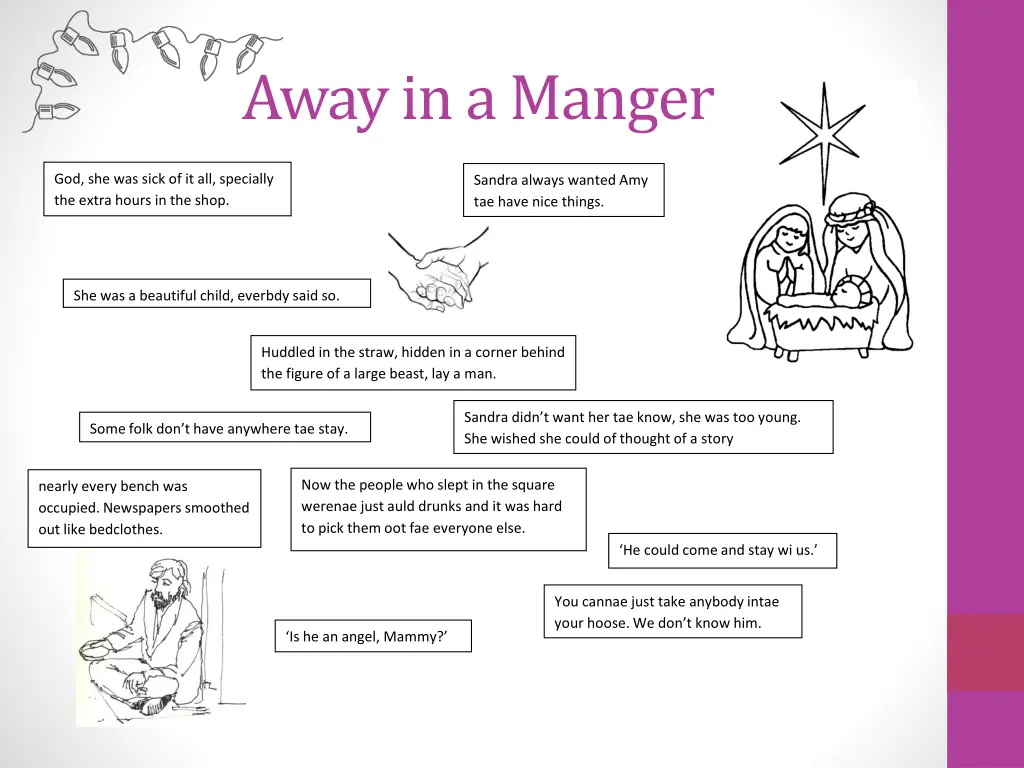 away in a manger