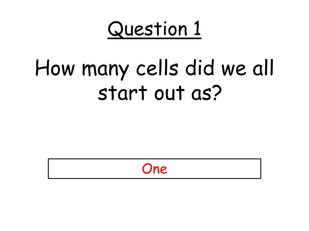 question 1 1