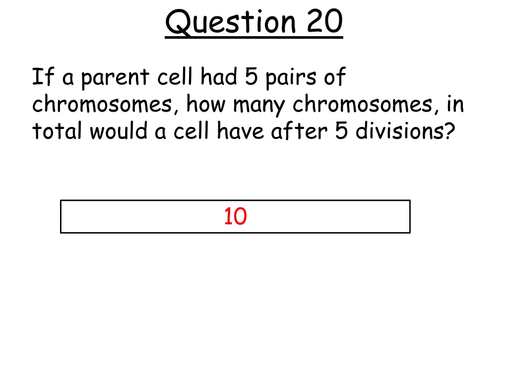 question 20 1