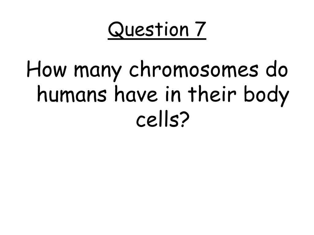 question 7