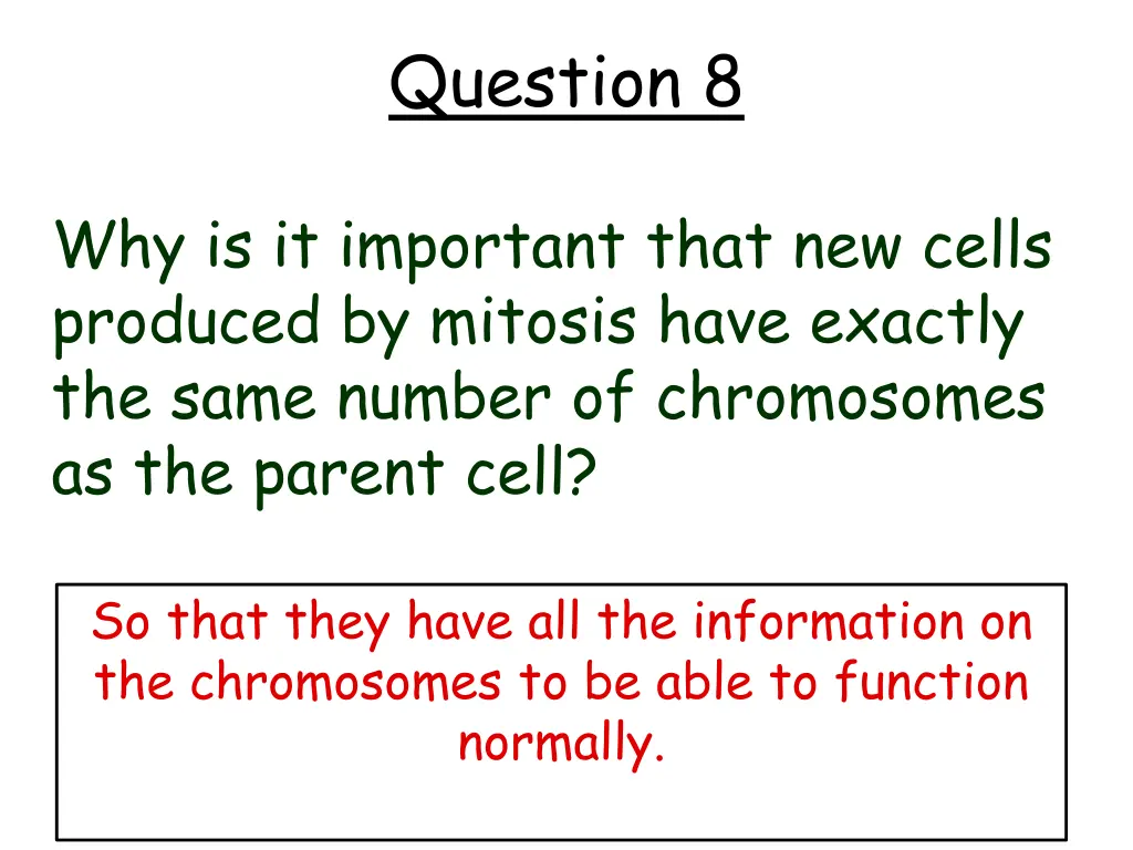 question 8 1