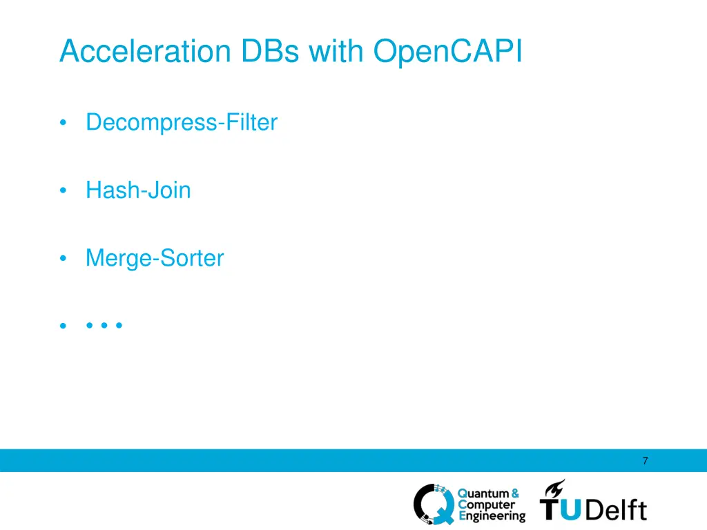 acceleration dbs with opencapi