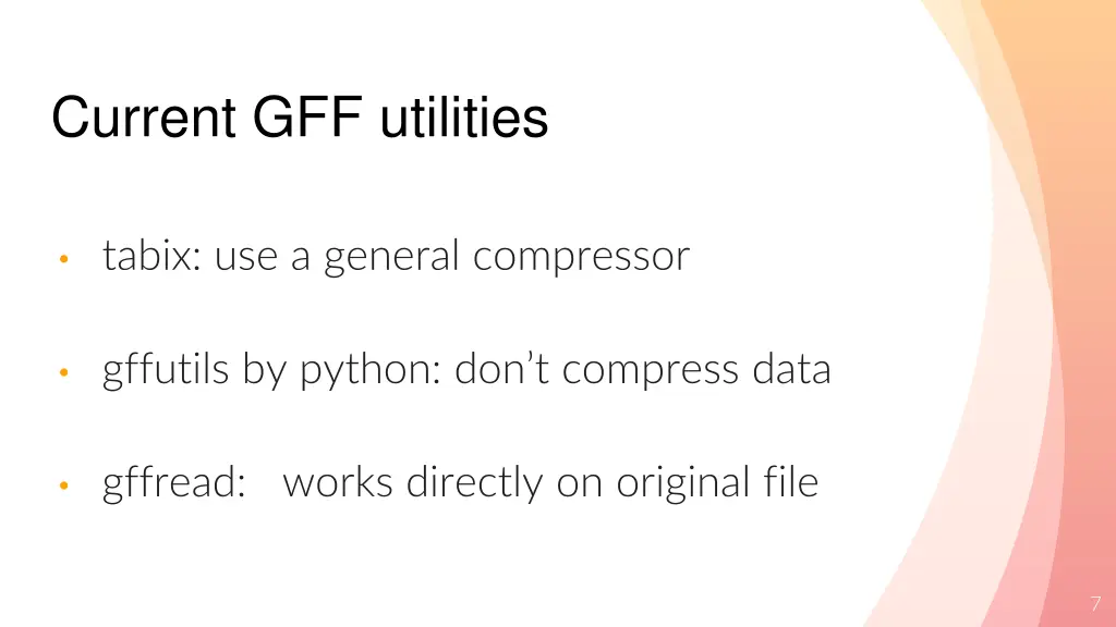 current gff utilities