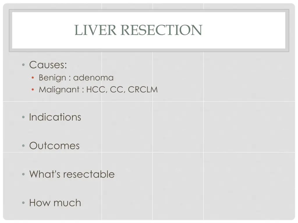 liver resection