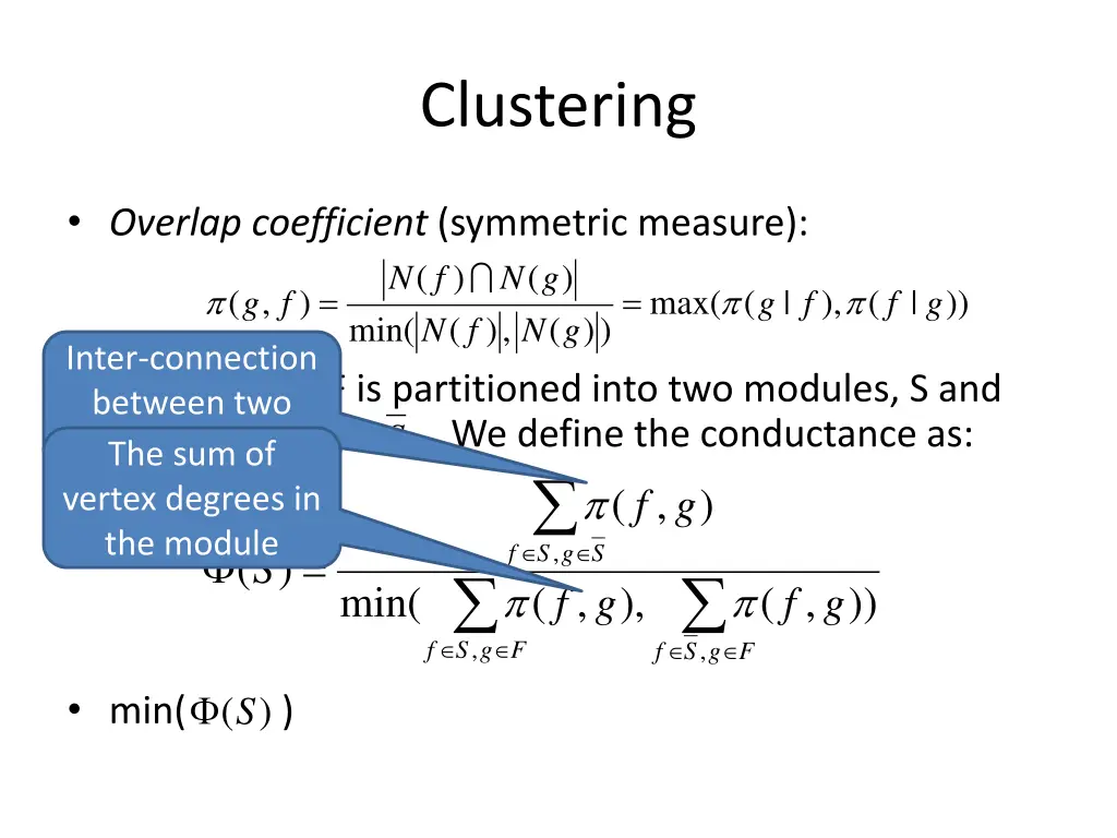 clustering