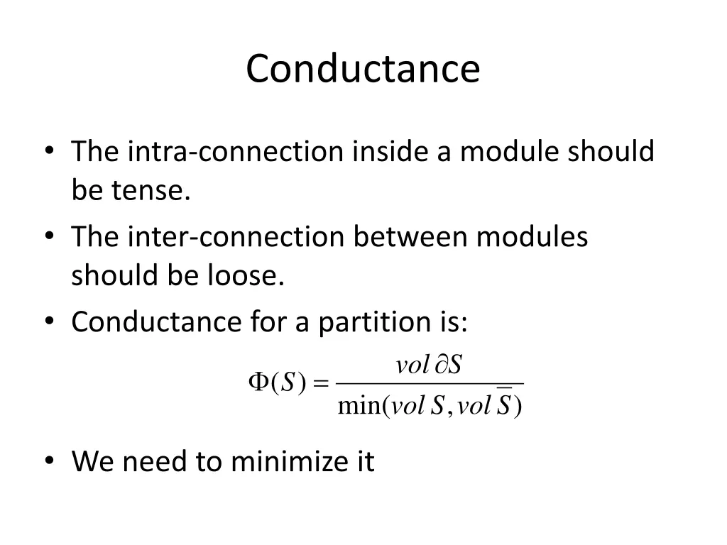 conductance 1