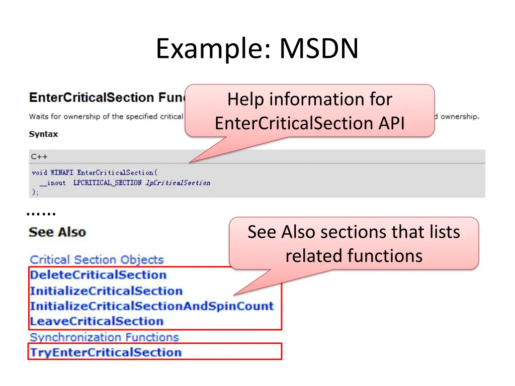 example msdn