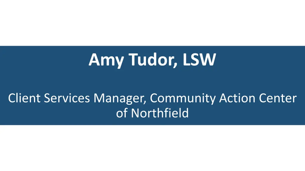 amy tudor lsw