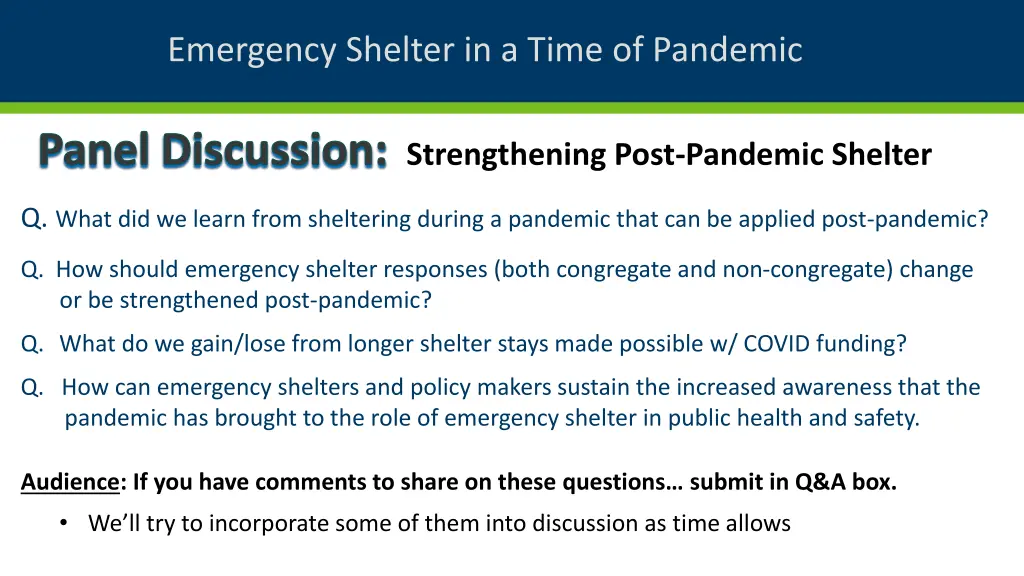 emergency shelter in a time of pandemic 2