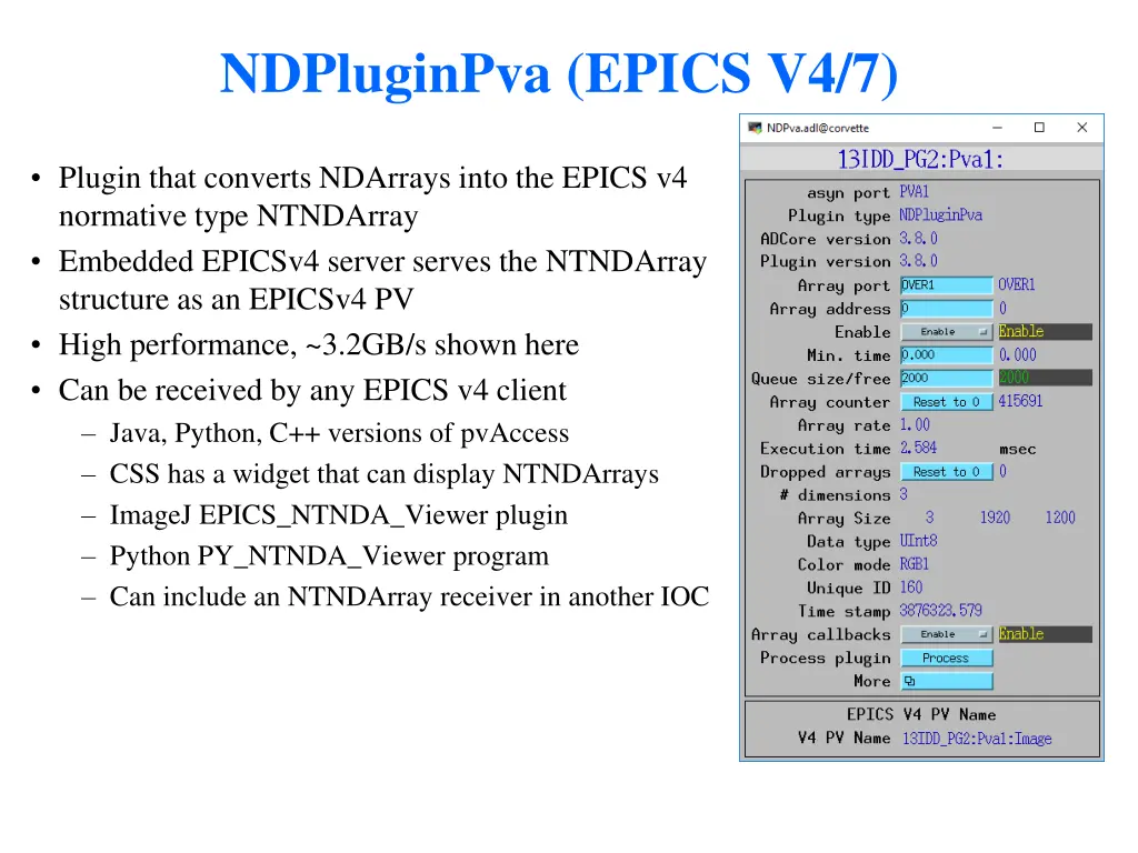 ndpluginpva epics v4 7