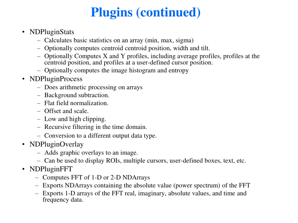 plugins continued 1