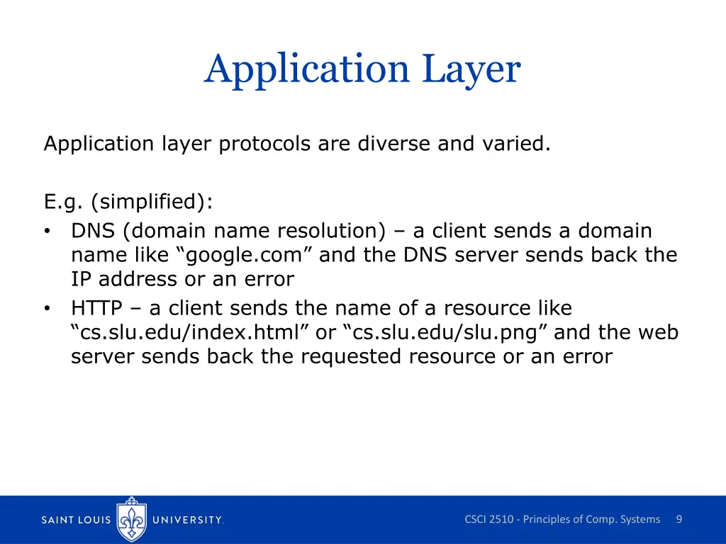 application layer