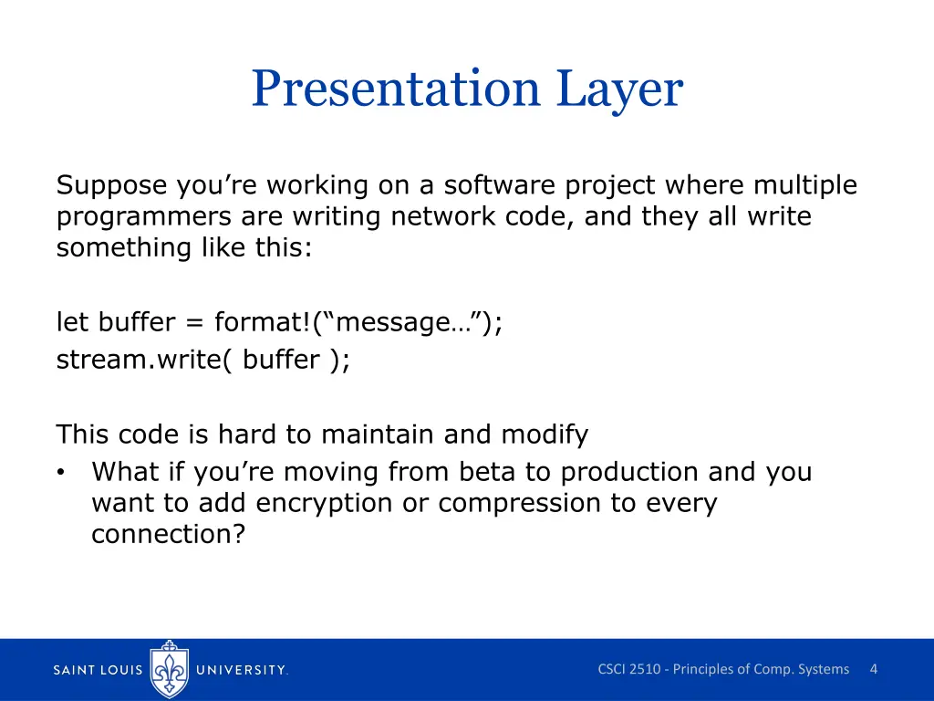 presentation layer