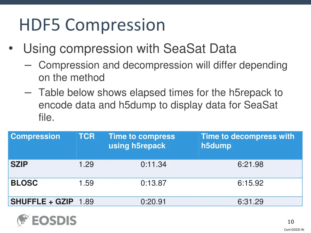 hdf5 compression 2