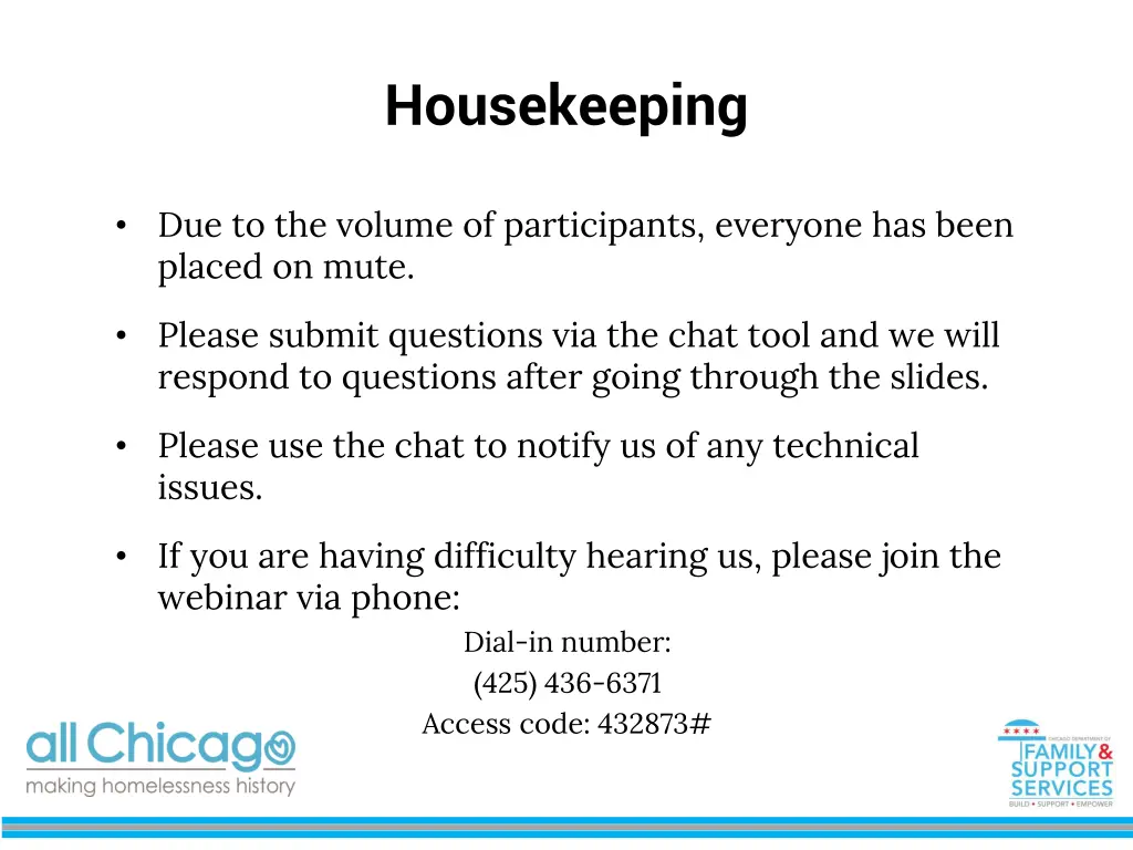 housekeeping