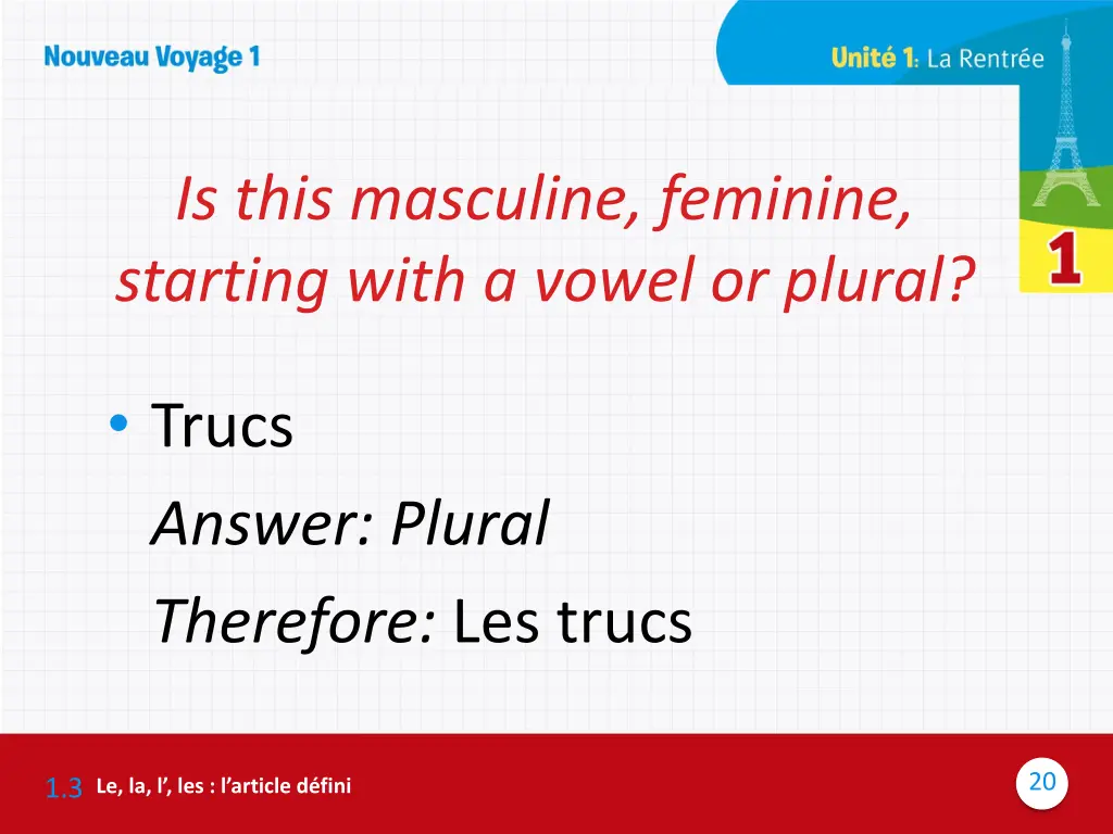 is this masculine feminine starting with a vowel 14