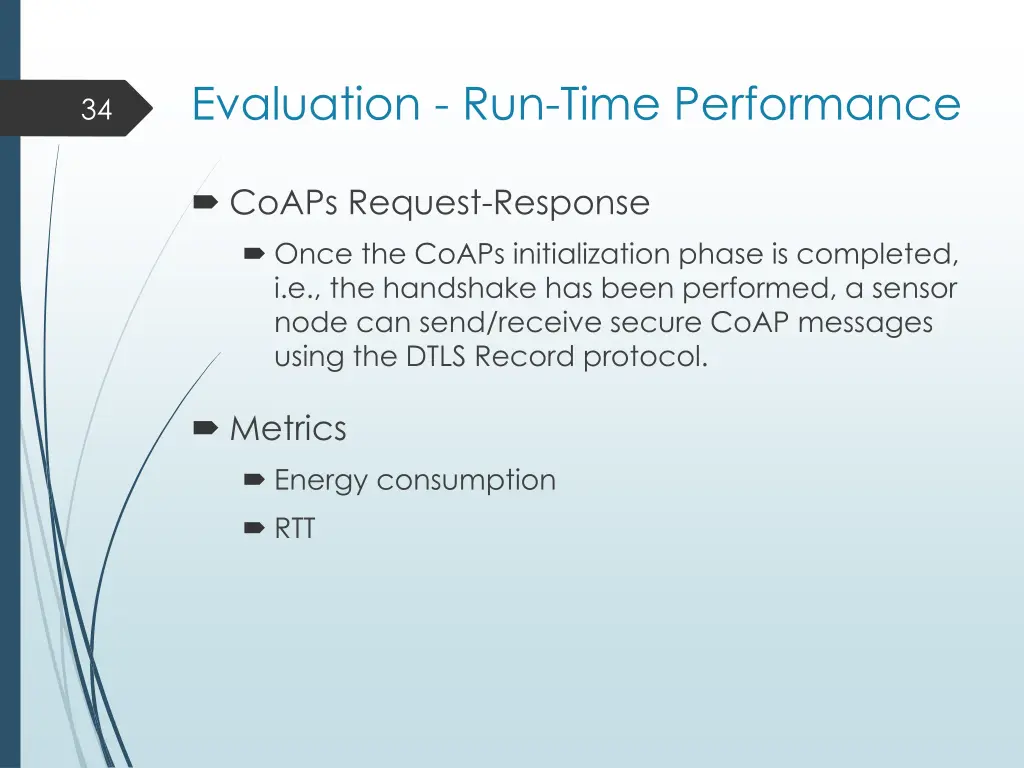 evaluation run time performance coaps request