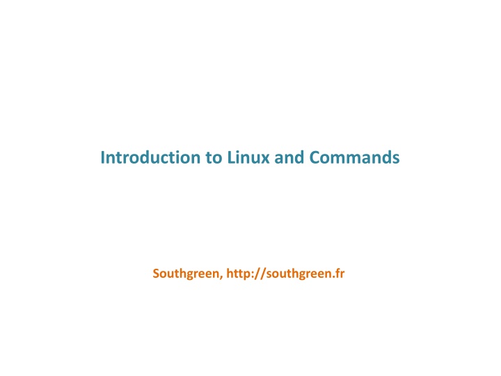 introduction to linux and commands