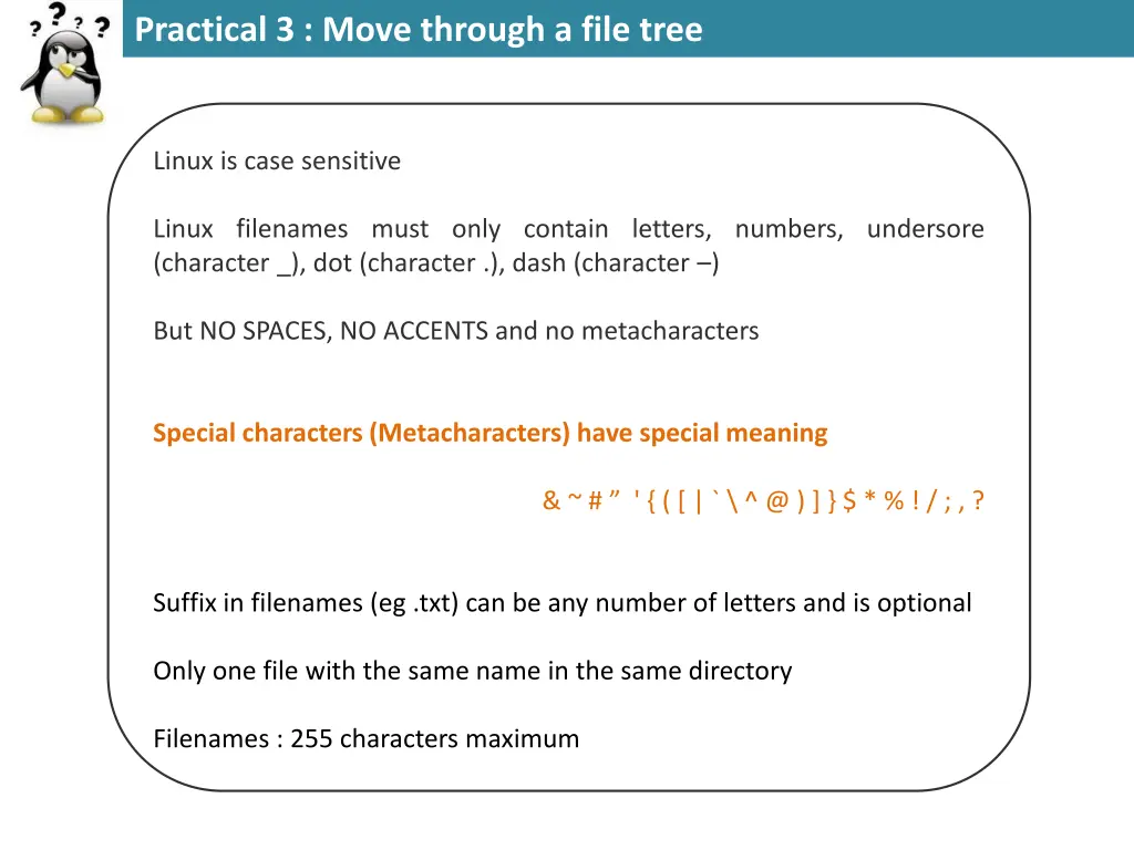 practical 3 move through a file tree