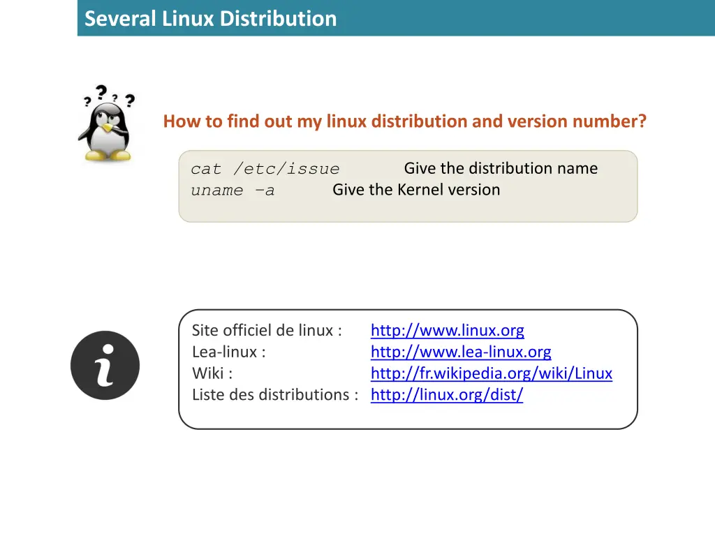 several linux distribution 1