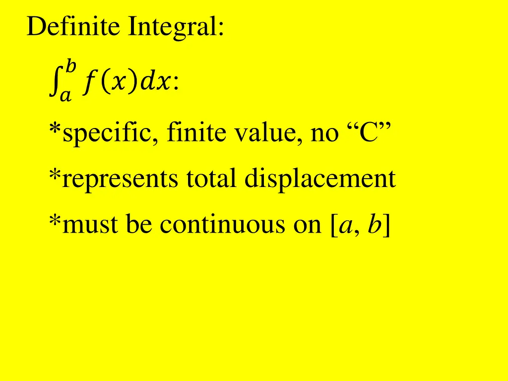 definite integral