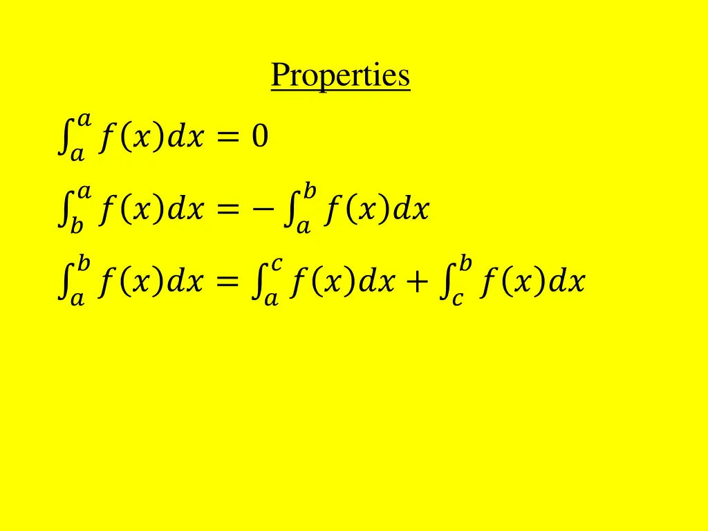 properties