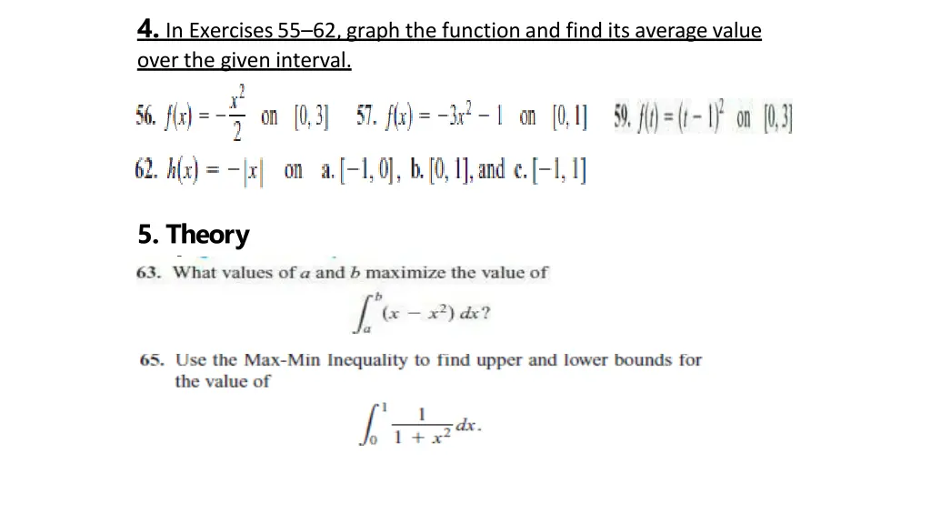 4 in exercises55 62 graph the functionand find