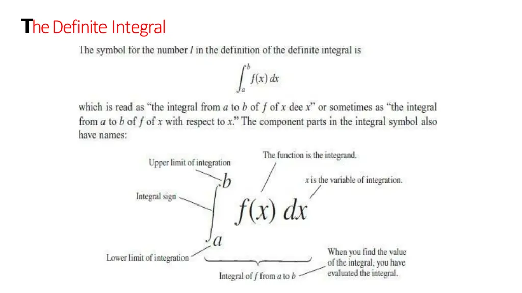 t hedefiniteintegral