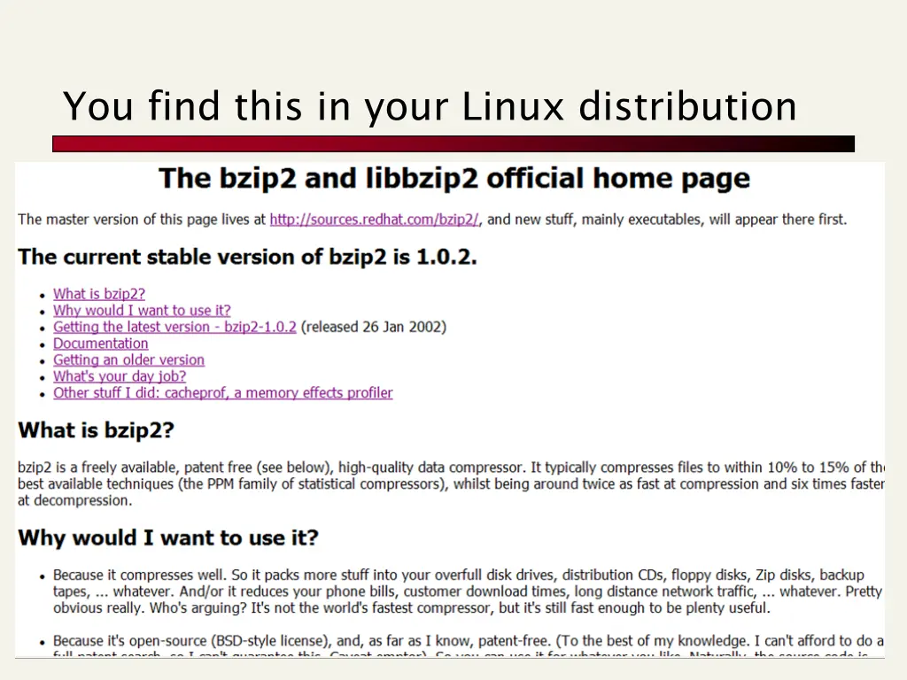 you find this in your linux distribution