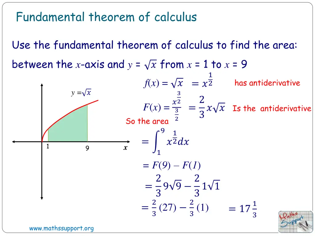 fundamental theorem of calculus 3