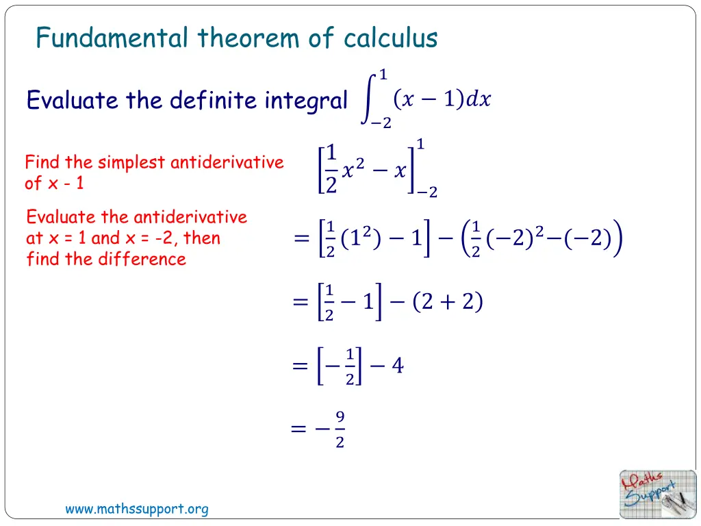 fundamental theorem of calculus 4