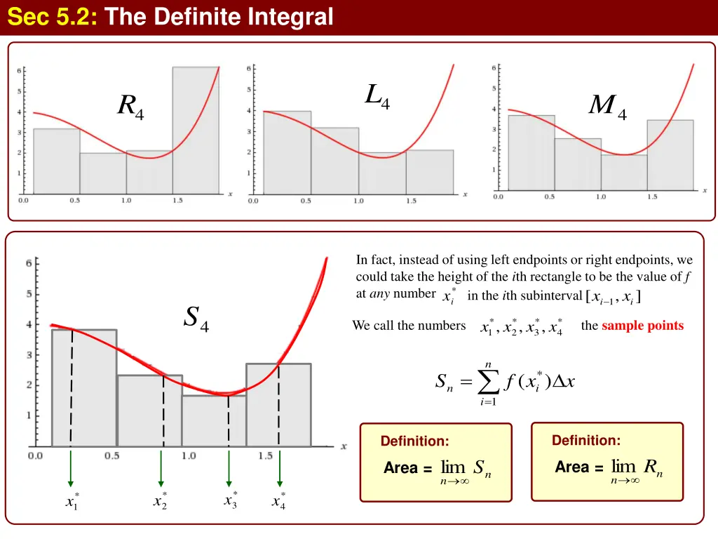 sec 5 2 the definite integral 13